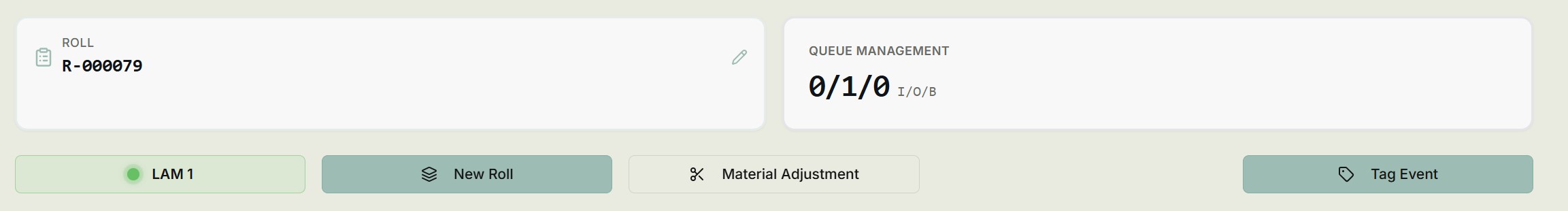 Queue Management & Roll Controls