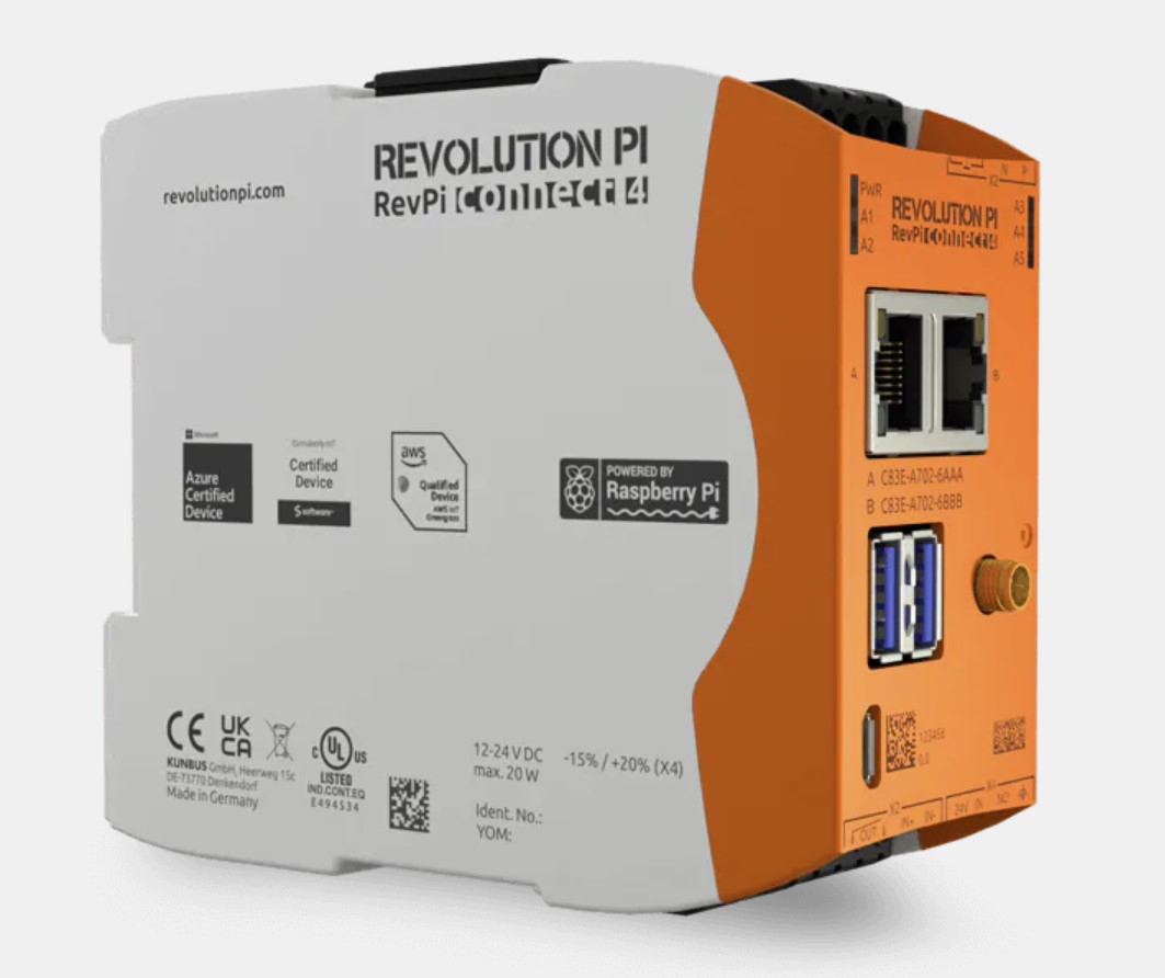 Revolution Pi Connect 4 industrial controller